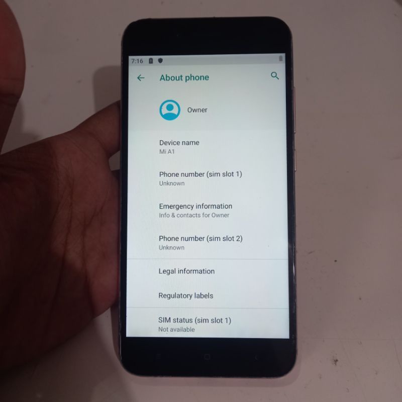 HP Second Xiaomi MiA1 4/64