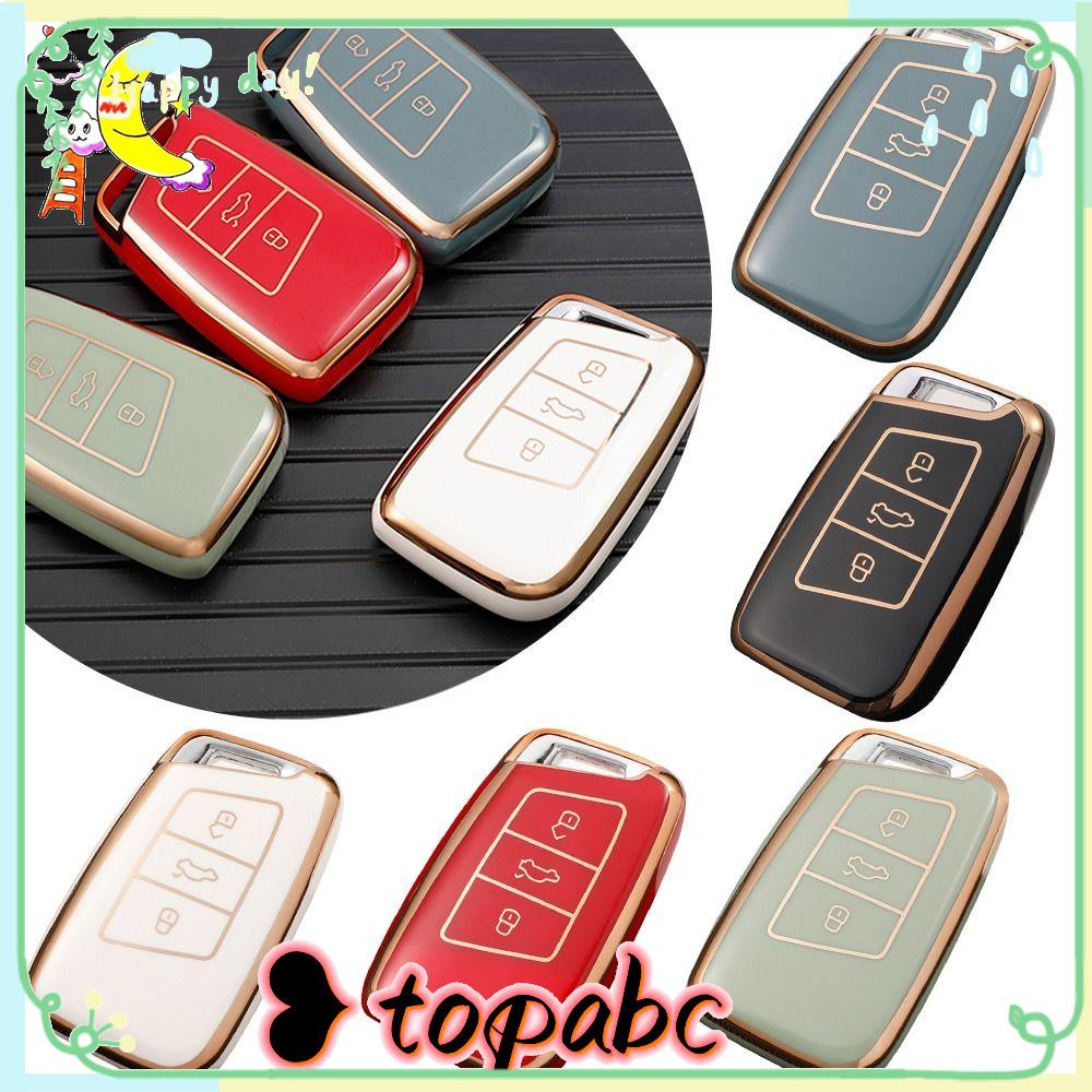 Top Remote Key Case New Aksesoris Mobil Pelindung Fob Kunci Cover
