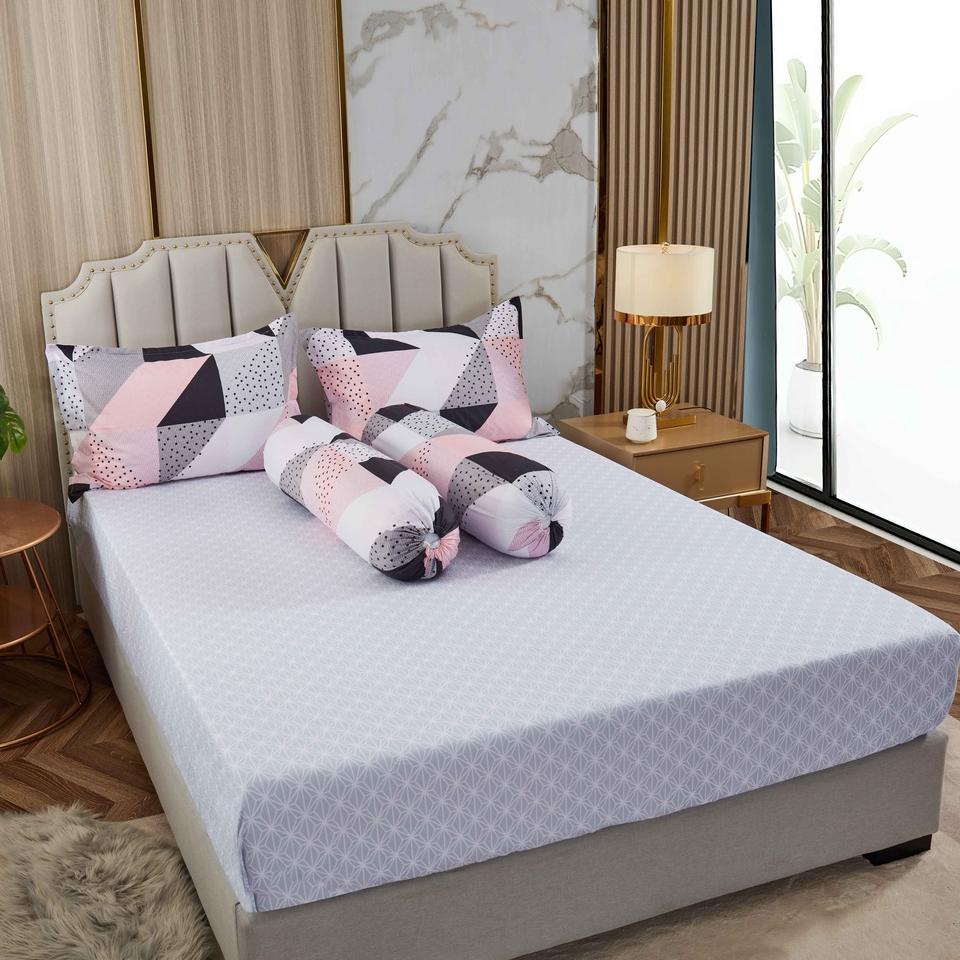 2I6 WEMARRY Sprei Katun Set Sarung Bed TANPA BUSA-Sarung SPREI-Sarung Bed // READY STOCK