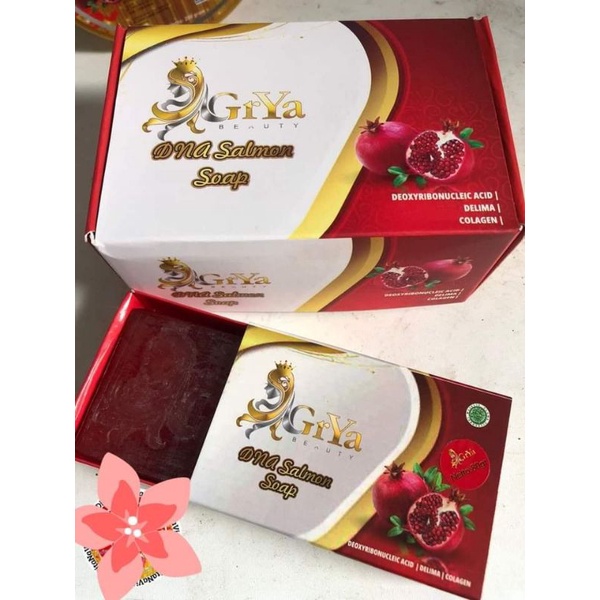 Grya Beauty Sabun DNA Salmon, Delima, dan Collagen