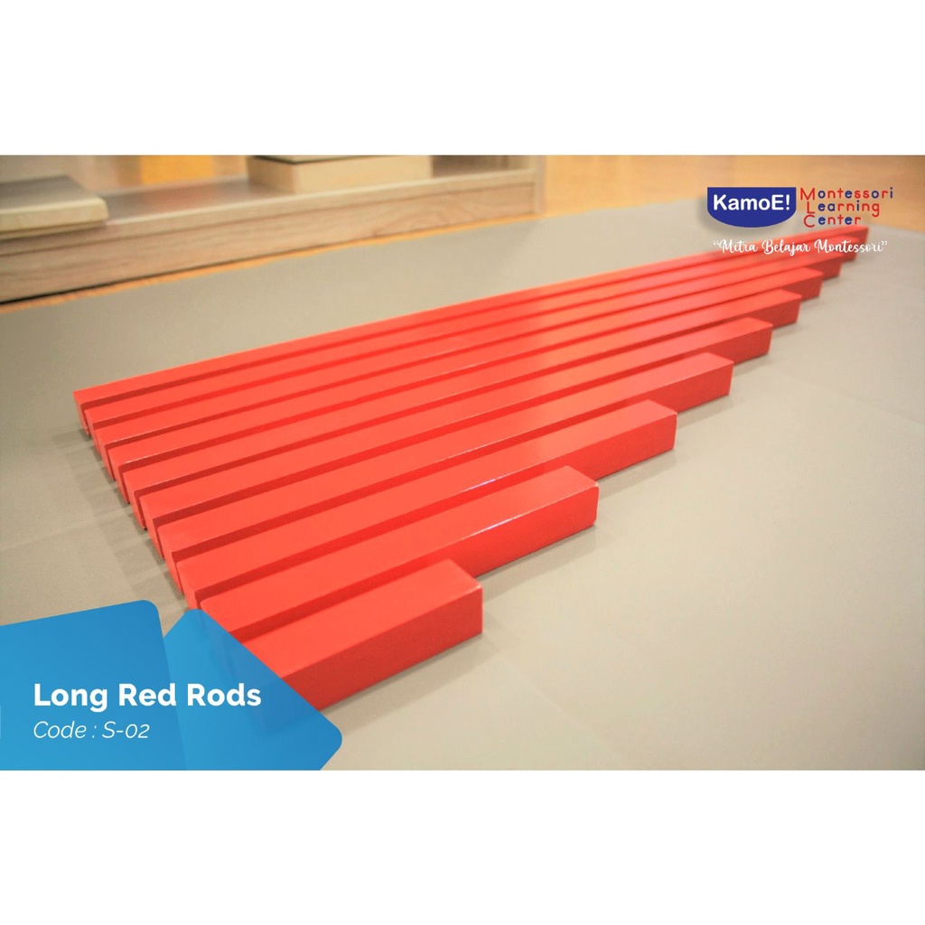 Long Rods Montessori Material