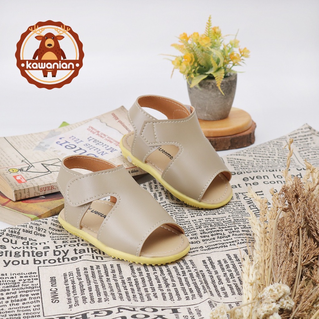 Kawa Baby Sepatu Sandal Tutup KWN-01 Tan