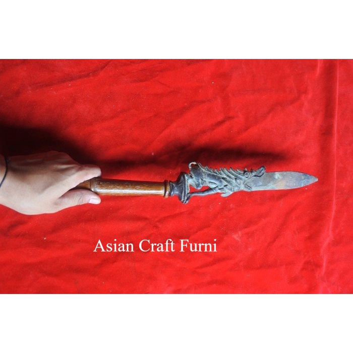tombak sara esti perunggu bilah besi pamor langka tinggalan buyut ASCF7878