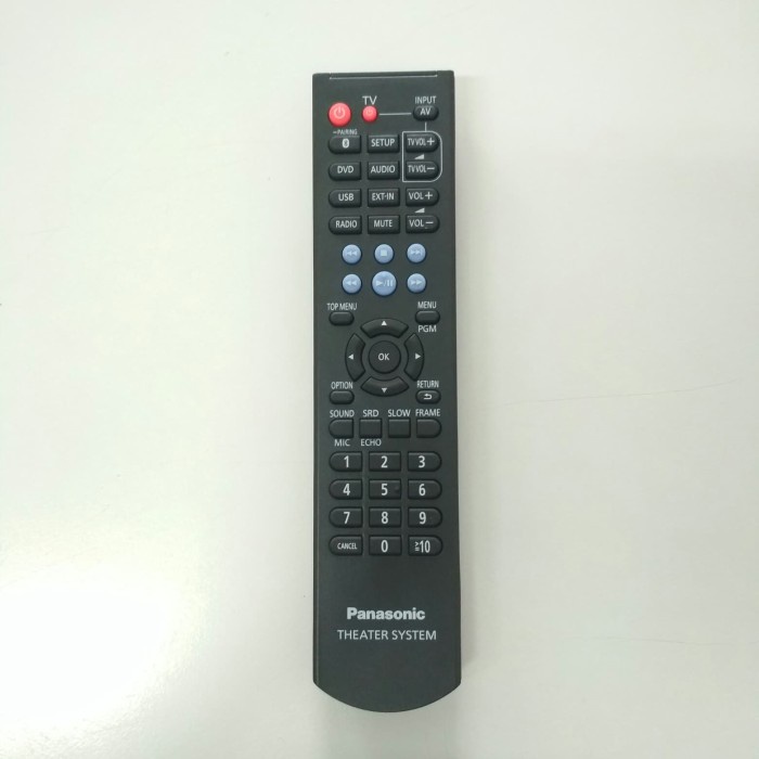 Sound Remote Remote Home Theatre Theater Panasonic Audio Original Asli Ori
