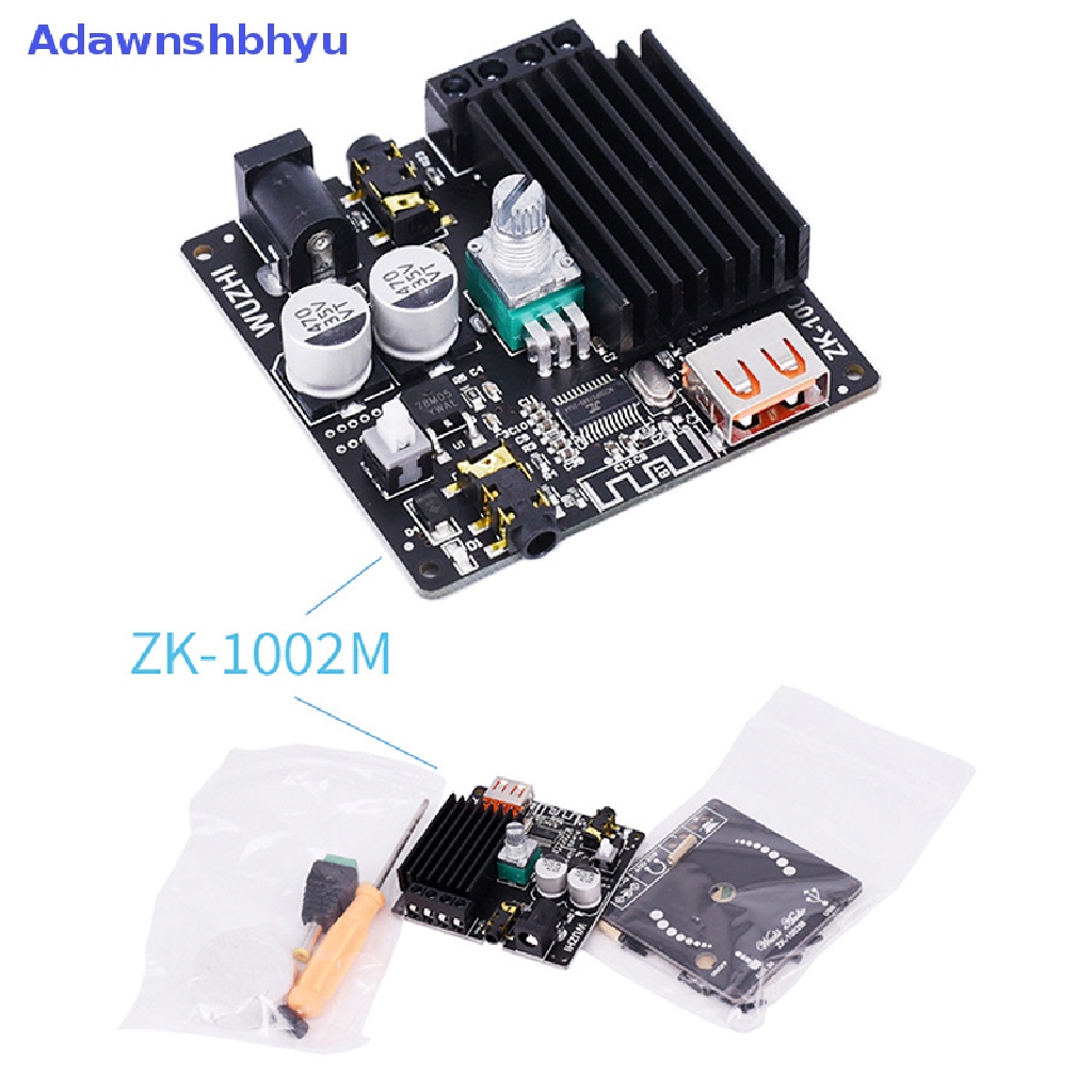 Adhyu ZK-1002M 100W+100W Bluetooth 5.0 Power Audio Amplifier Board Stereo Amplificador ID