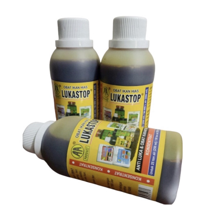 LUKASTOP 250ML OBAT LUKA IKAN LUKA STOP