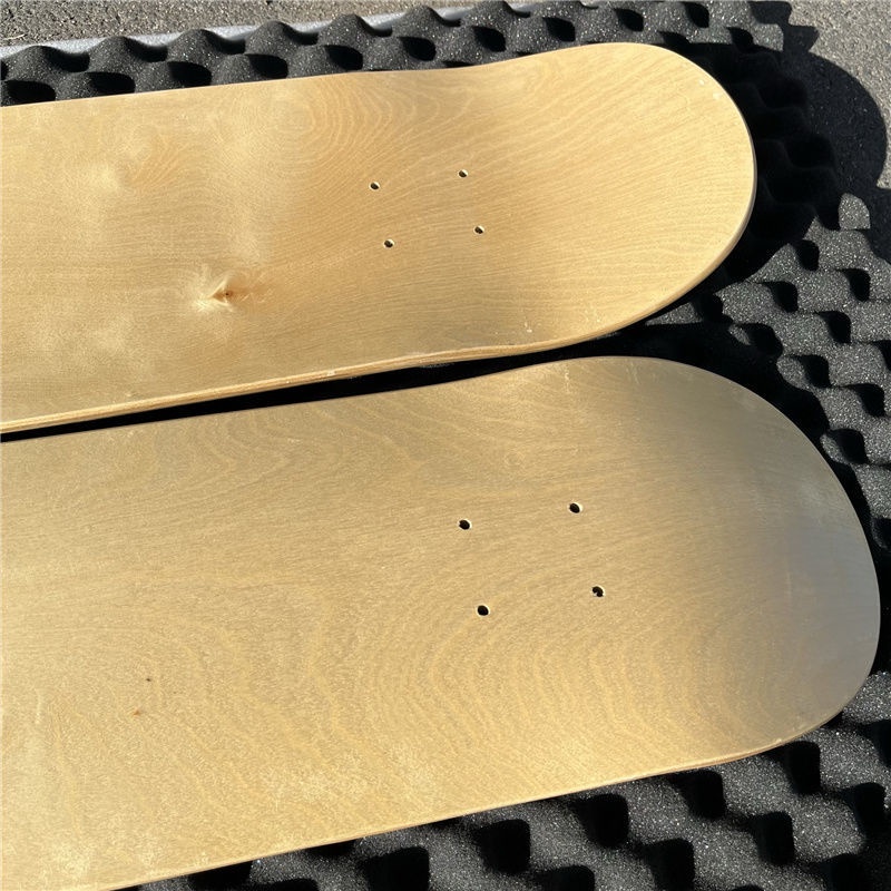Papan Skateboard Goyang Ganda Permukaan Lampu DIY Papan Telanjang Permukaan Northeast Maple Action Board Profesional Papan Goyang Ganda Log Surface