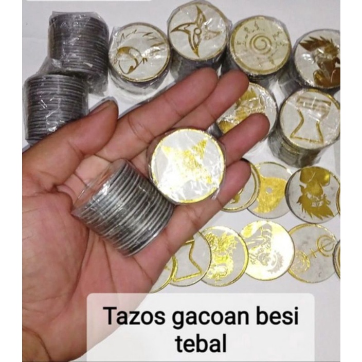 18 Pcs Tajos Bogem Warna Emas / Tajos Gacoan / Tajos Besi Tebal