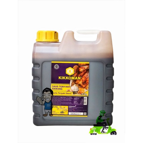 

Widyatmogrosir - Kikkoman Garlic Teriyaki Sauce-Saus Teriyaki Halal 5.7Kg Khusus Gosend