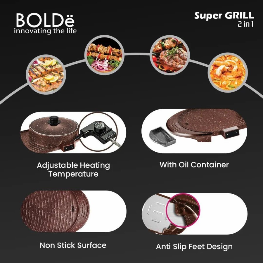 Super Electric Grill 2 in 1
