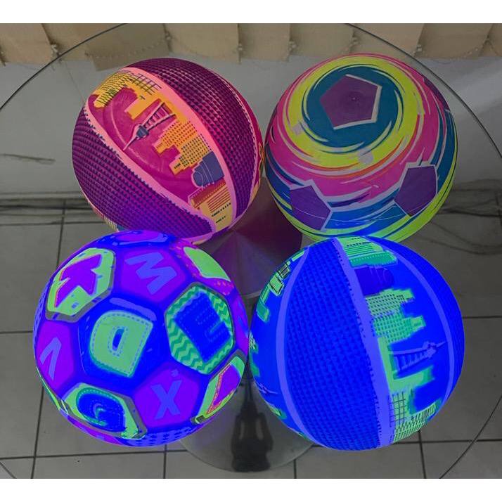 MAINAN ANAK BOLA LED BOLA KARET LED NYALA WARNA WARNI