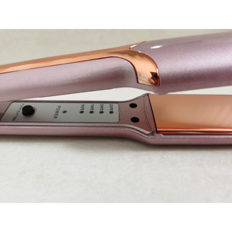 TARABABYSTORE/Catokan kemei lurus curly keriting KM 459 catok rebonding plat lebar