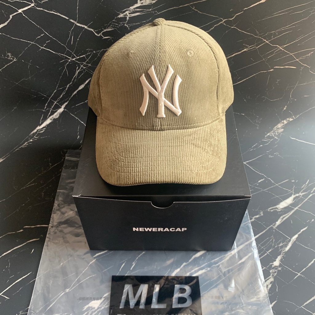 TOPI BASEBALL MLB NY COURDOY CAP ORIGINAL GREEN