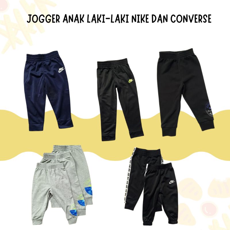 CELANA JOGGER ANAK LAKI-LAKI BRAND NIKE DAN CONVERSE LEMBUT DAN NYAMAN DI PAKAI
