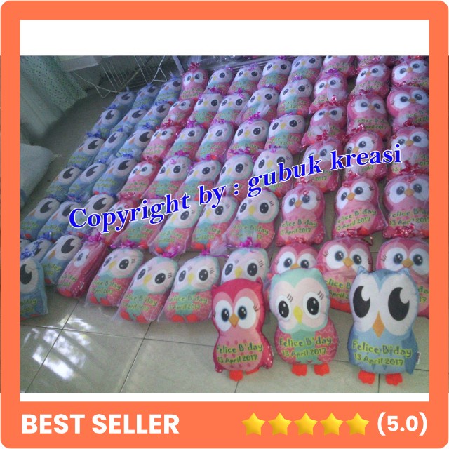 

Souvenir Ultah Anak Unik Ulang tahun Murah Owl one month baby Promosi Perusahaan Wedding Pernikahan