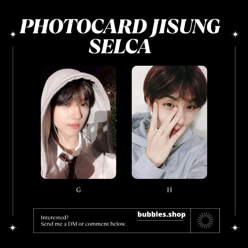 PHOTOCARD UNOFFICIAL JISUNG NCT SELCA