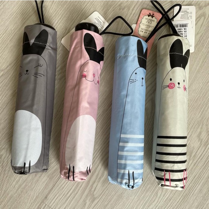 

PAYUNG LIPAT 3 RABBIT KELINCI LUCU WITH UV PROTECTION