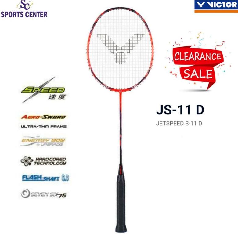 Clear Sale Raket Badminton Victor Jetspeed S 11 / JS11 / JS 11 D