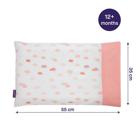 Clevamama  Clevafoam Toddler Pillow Case 2021 Coral - Sarung bantal baby