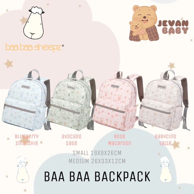 Baabaasheepz x Tiffany Arthur Backpack Baabaa Chef SMALL / MEDIUM