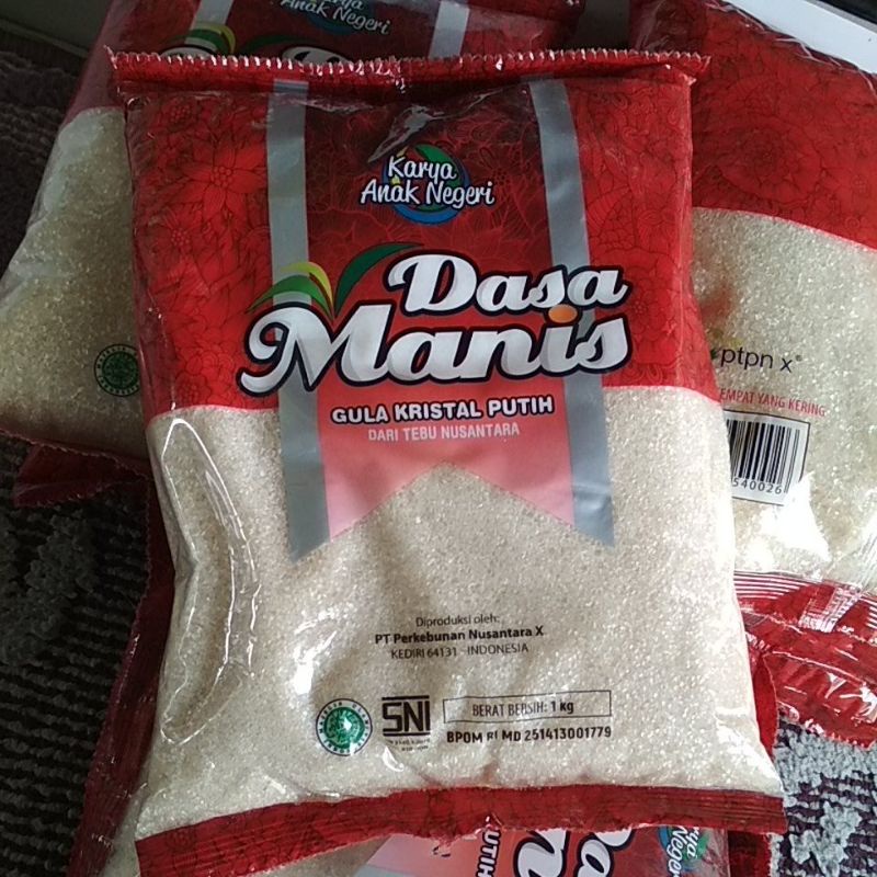 

GULA PASIR MURAH MEREK DASA MANIS 1kg