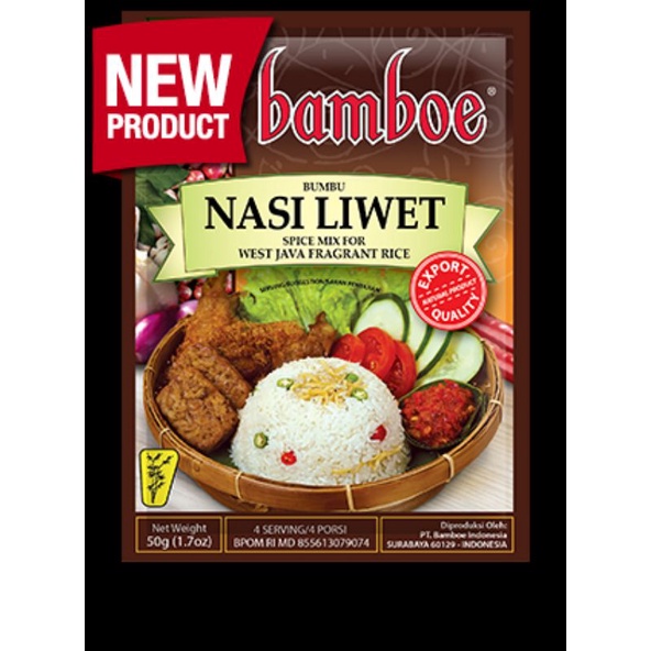 Bumbu Bamboe Nasi Liwet 50Gr