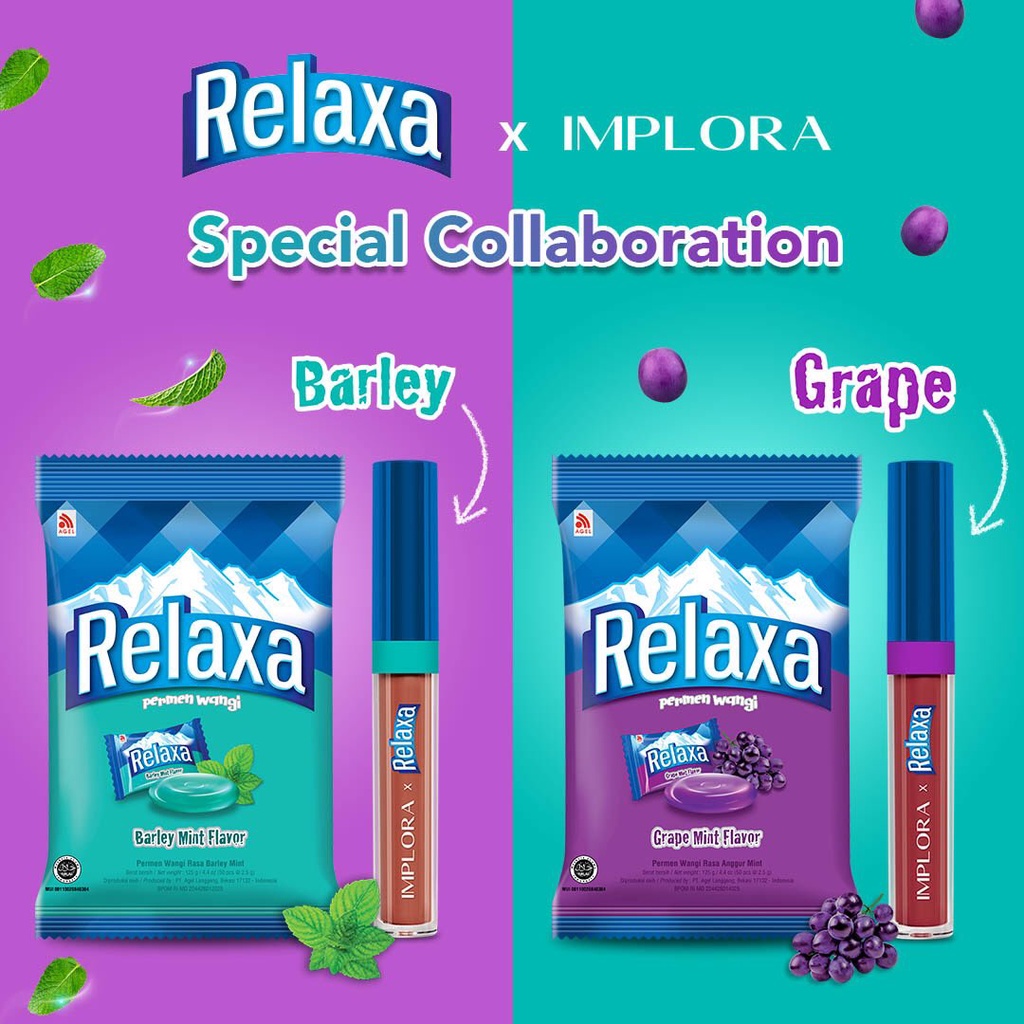Lipcream Implora Relaxa Original - Lip Cream Implora - Implora Lip Cream Matte