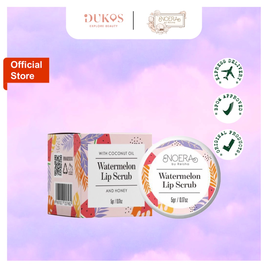 Noera Watermelon Lip Scrub BPOM