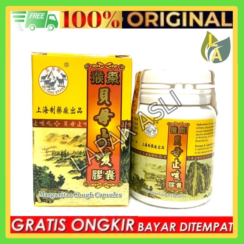 Margaritae cough capsules - obat batuk asma - batuk sesak - batuk bronkitis