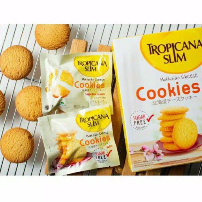 

TERBARU Tropicana Slim Hokkaido Cheese Cookies 100 gram