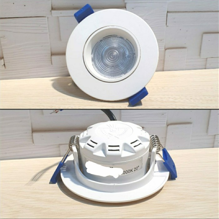 Lampu Spotlight Led 5w 220v DownLight Led 5watt Wall Washer Body Putih