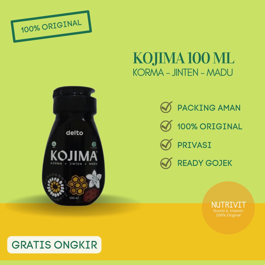 Kojima Korma, Jinten Habbatussauda, Madu Botol 100ml