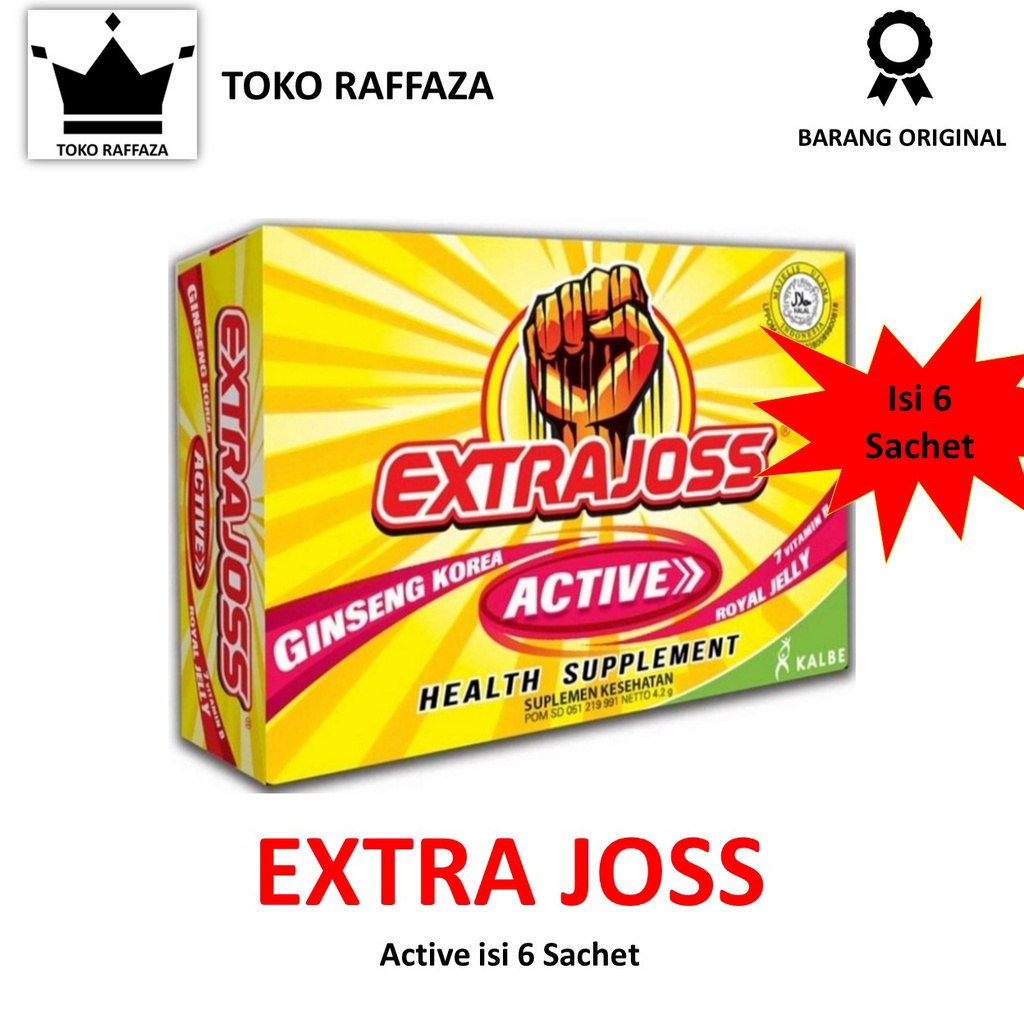 

Extra Joss Active Minuman Kesehatan isi 6