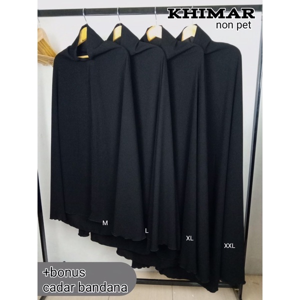 Khimar non pet jetblack bonanza bonus cadar tali