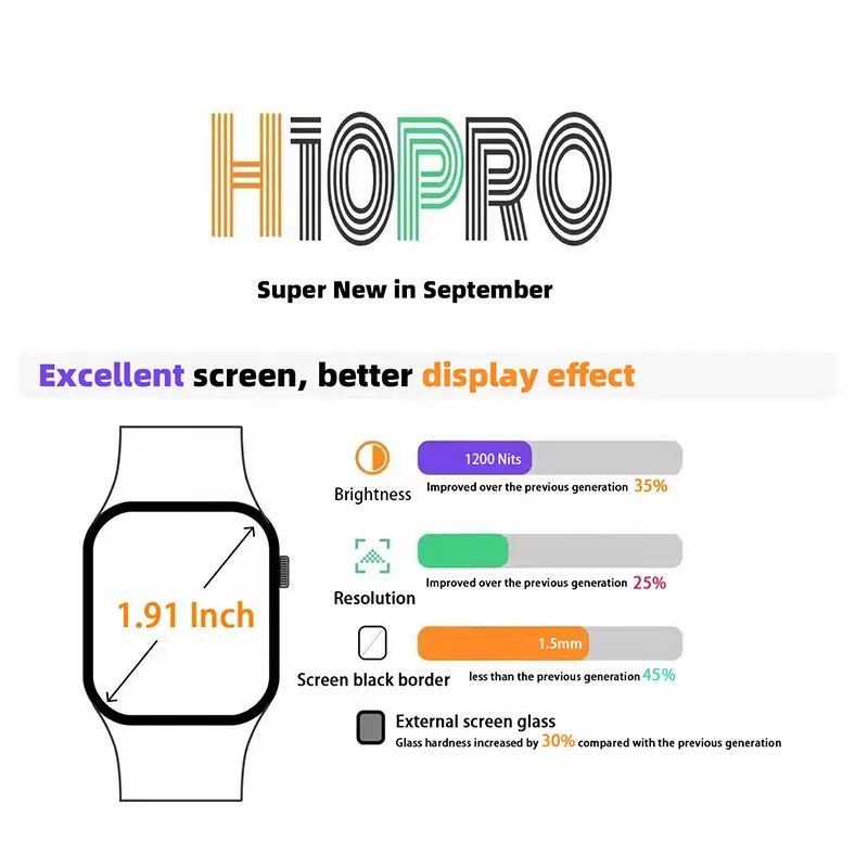 H10 PRO SMARTWATCH SERIES 8 ALWAYS ON DISPLAY 1:1 ORIGINAL