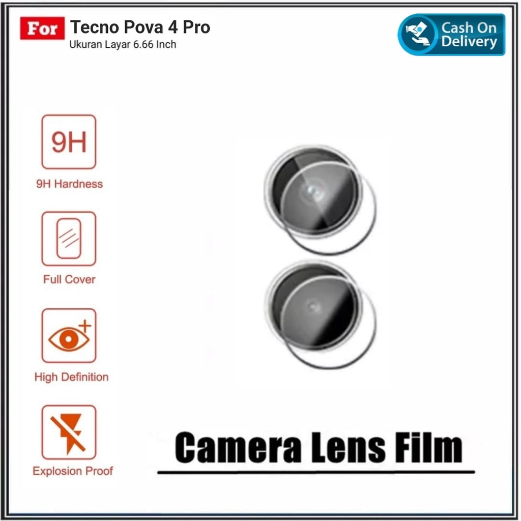 Tempered Glass Flaxible Tecno POVA 4 Tecno POVA 4 PRO Anti Gores Camera