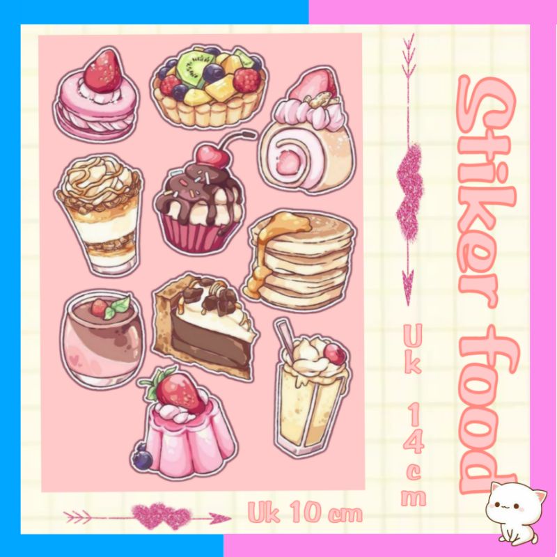 stiker food / stiker aesthetic