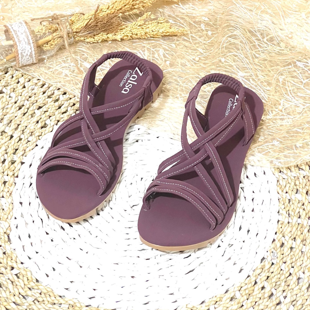 Sandal Flat MORIS Sol Tebal Wanita SBB 03