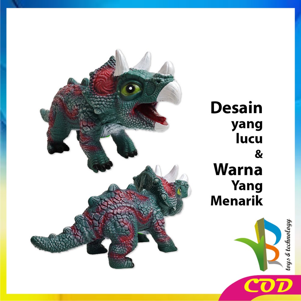 RB-M263 M265 Mainan Figure Dinosaurus T Rex Jurassic World / Brontosaurus Maenan Edukasi Dino Toys Animal Figur