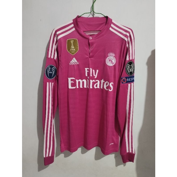 Jersey Real Madrid Away 2014 2015 Pink
