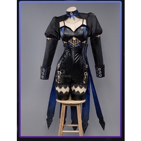 UWOWO Game Genshin Impact Fanart Abyss Lumine Princess Cosplay Costume Exclusive Traveler Costumes Traveler Cosplay Costume