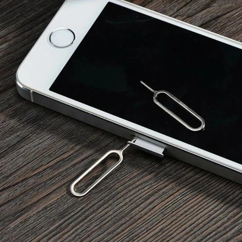 [Grosir] [Grosir] 10 /20Pcs Universal Opening Pin SIM SD Card Tray Stainless Steel Alat Pengganti Emas Bentuk Hati Kunci Untuk Ponsel Jarum Mini Ejector