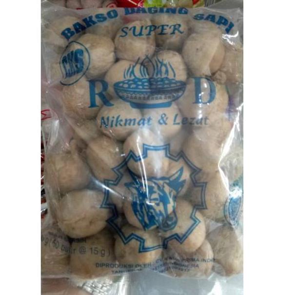 

[PRODUK DCRZW] RD Bakso Daging Sapi 750gr 50pcs 09B