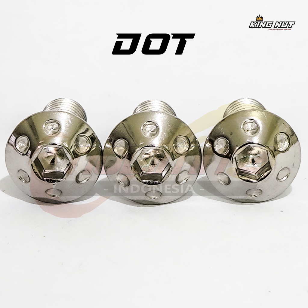 Baut L Probolt Disc Piringan Cakram Lubang 5 Stainless King Nut thailand Vario ADV 125 150 Model Dot