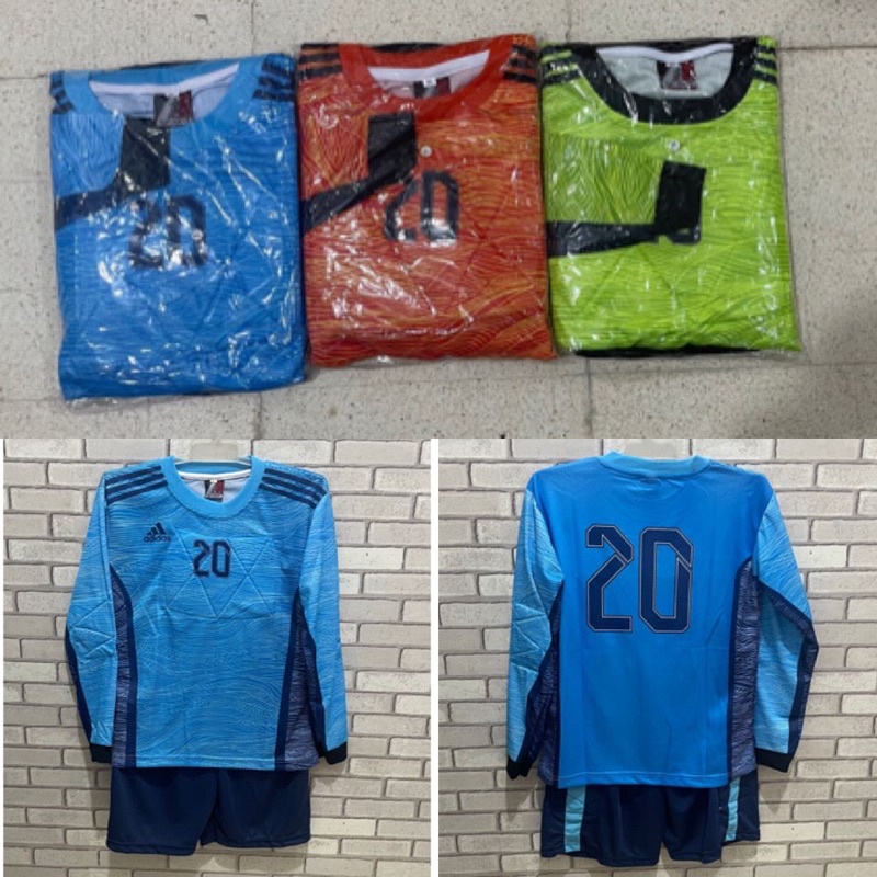 setelan jersey kiper goal keeper gk anak kids / baju bola