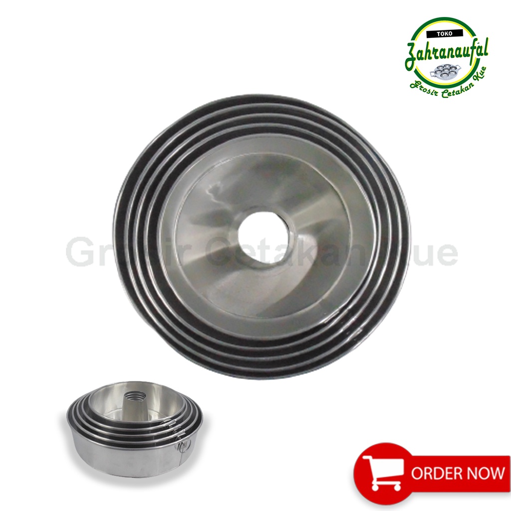 LOYANG TULBAN ROTI BAN TINGGI 7 CM DIAMETER 16 - 24 CM - PER SET ISI 5 BIJI