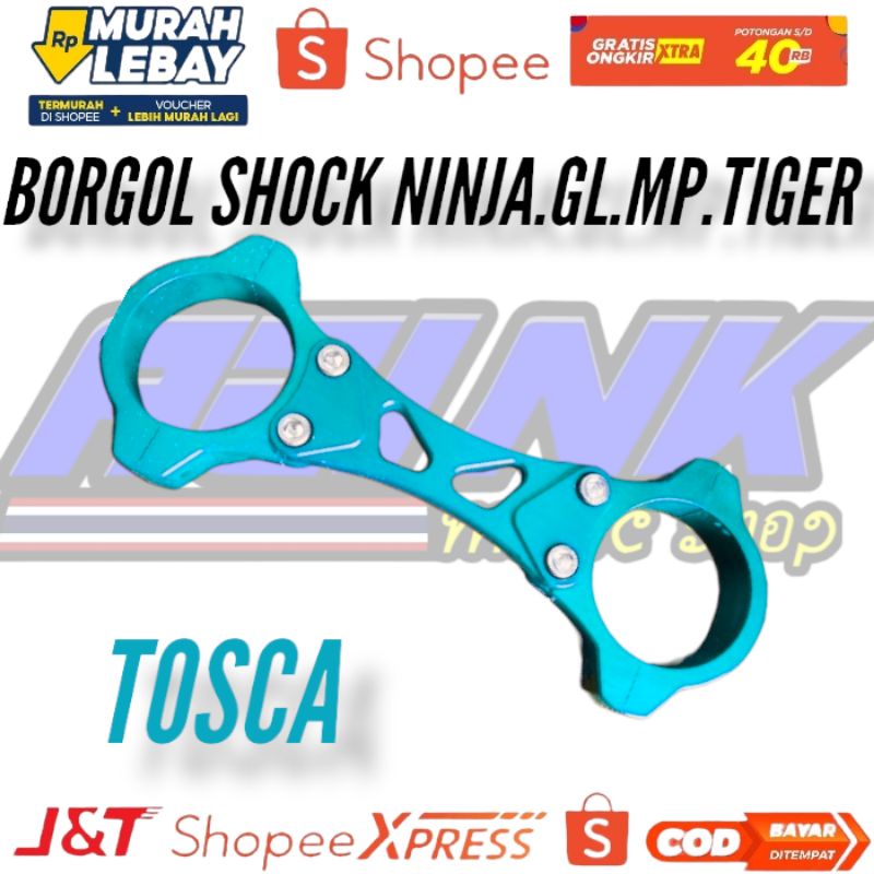 Borgol shock depan cb gl mp tiger ninja full almunium stabilizer shok skok depan gl mp tiger