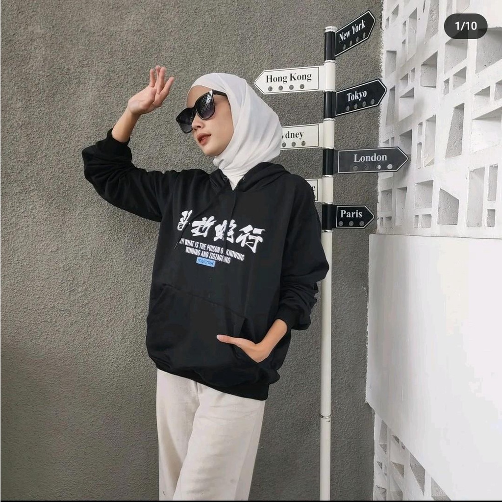 (COD) SNAKE HOODIE BAHAN FLEECE UNISEX