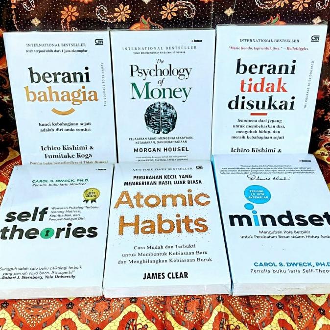 

Motivasi 6 Buku Atomic Habits Self Theories Berani Bahagia Psychology