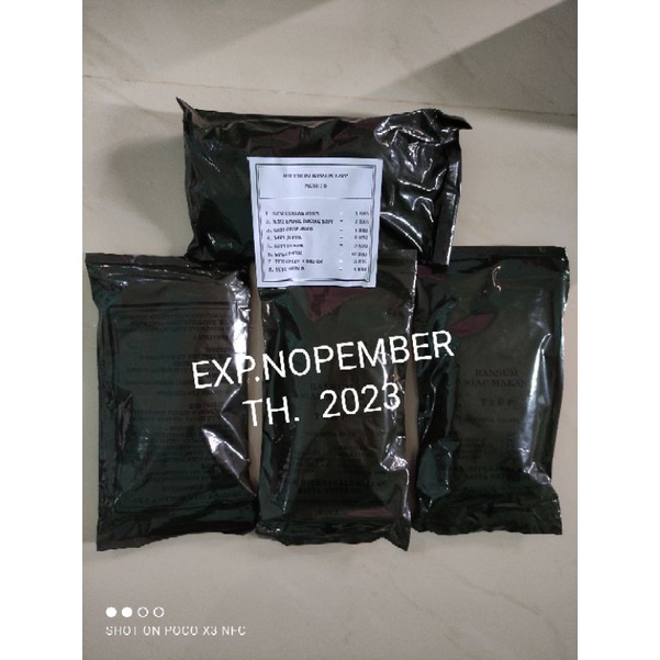 PROMO.....RANSUM TNI 1 PAKET MAKANAN SIAP SAJI T2RP